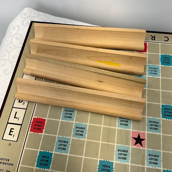 Vintage Selchow & Righter Scrabble Board Game Complete Set 1953 - Picture 3 of 5